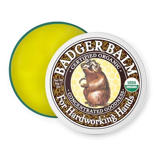 Badger Healing Balm in metal tin for dry cracked hands