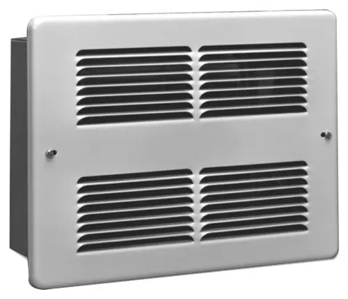 KING white wall mounted electric garage heater