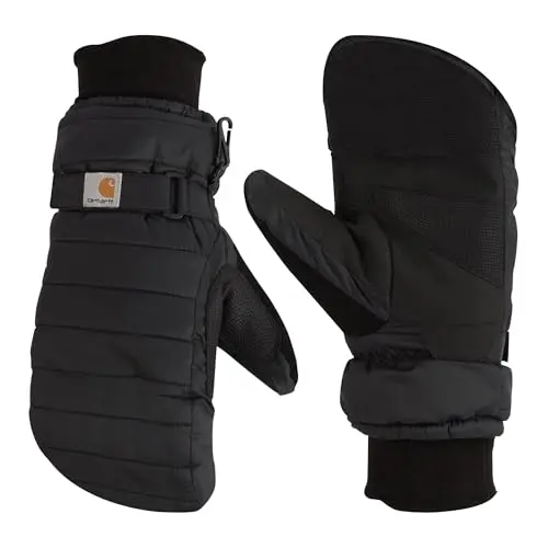 Carhartt women's quilted mittens with waterproof insert and antimicrobial lining