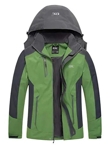 Diamond Candy men's casual hooded rain jacket for outdoor sports