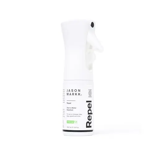 Jason Markk Repel spray bottle with eco-friendly labeling for suede and sneakers