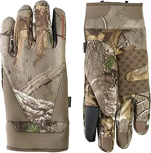 Manzella stretch coyote hunting gloves with Thinsulate insulation