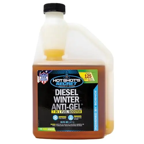 Hot Shot's Secret Diesel Winter Anti-Gel additive bottle