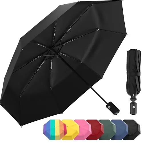 Rain-Mate windproof compact travel umbrella