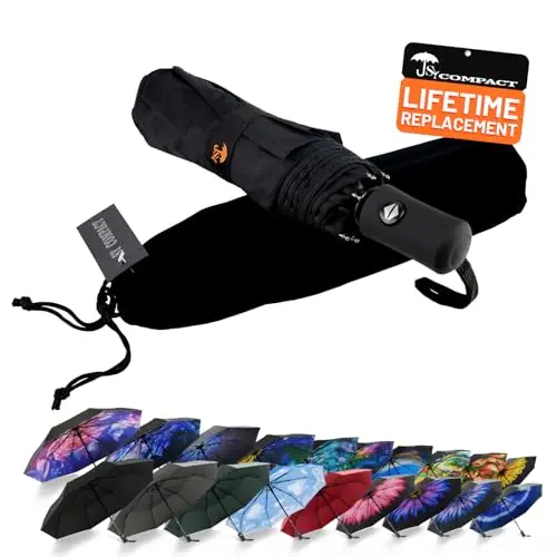SY COMPACT automatic travel umbrella windproof