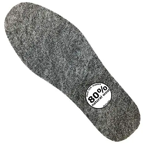 CJMILADO wool felt insole for winter boots