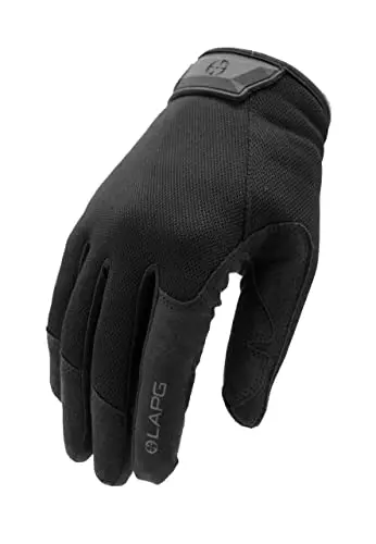 LAPG Core Patrol gloves demonstrating thin profile and adjustable wrist
