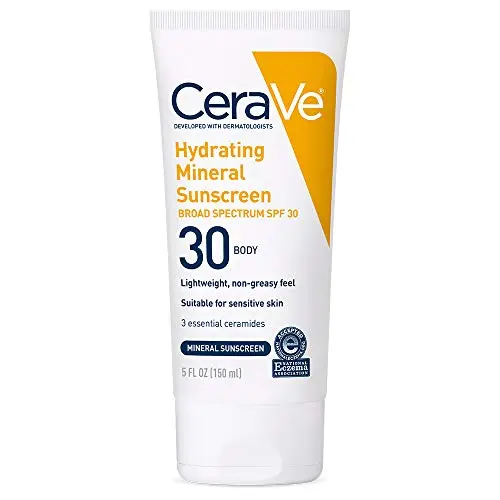 CeraVe mineral sunscreen bottle SPF 30