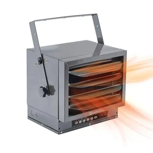 Comfort Zone Ceiling Mount Garage Heater with remote control