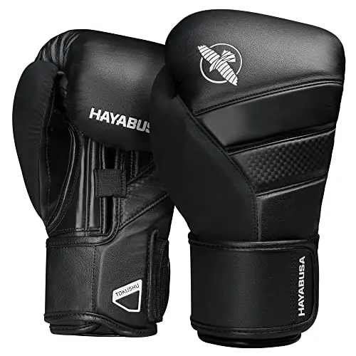 Hayabusa T3 Boxing Gloves showing dual wrist straps and sleek design