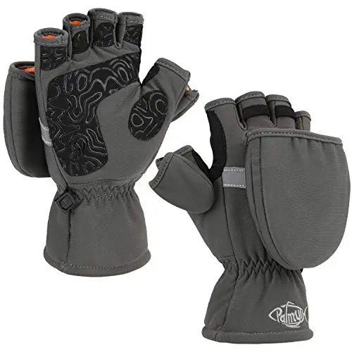 Palmyth convertible ice fishing mittens for photography