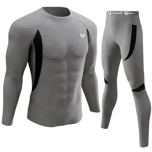 UNIQUEBELLA men's thermal underwear set for sports and activities