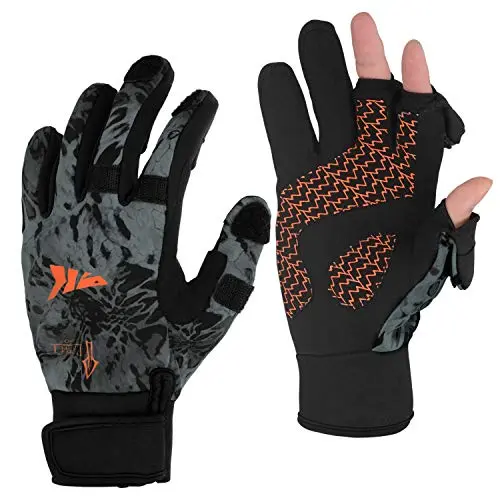 KastKing Mountain Mist cold weather fishing gloves