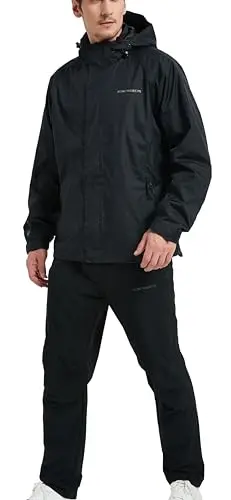 Acme Projects waterproof rain suit with YKK zippers