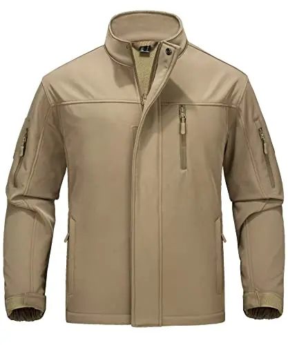 MAGCOMSEN Jacket Men Fleece Lined Water Resistant Performance Jacket