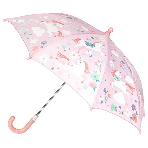 Stephen Joseph color changing kids umbrella with unicorn design
