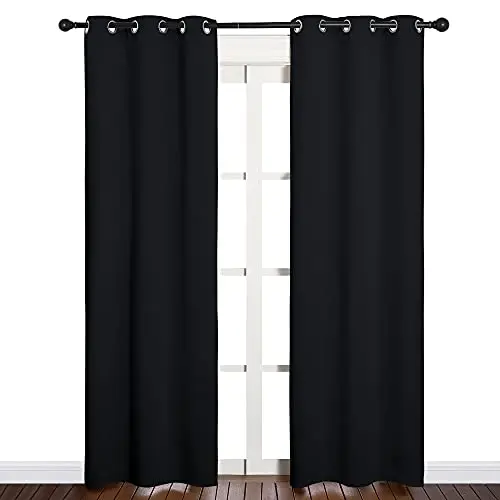 NICETOWN Halloween themed thermal insulated blackout curtains