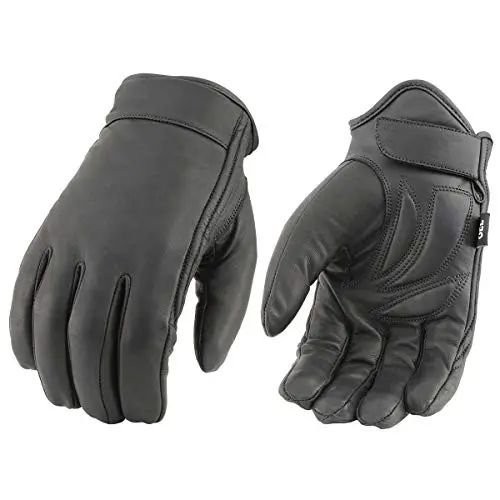 MILWAUKEE LEATHER waterproof cruiser motorcycle gloves with gel palm