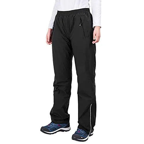 33,000ft women's lightweight waterproof rain pants with packable design