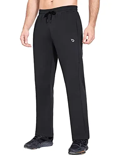 BALEAF fleece lined running pants with zipper pockets