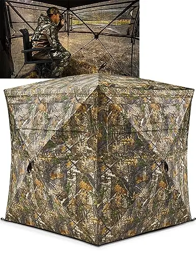 TIDEWE 270 degree see-through hunting blind