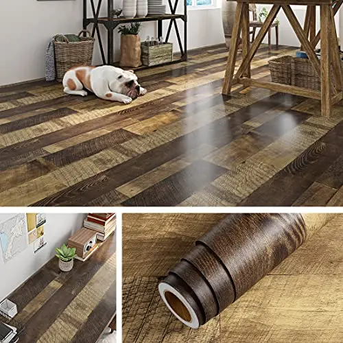 Livelynine reclaimed wood vinyl flooring roll