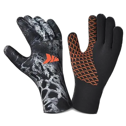 KastKing IceRiver fully waterproof ice fishing gloves
