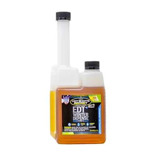 Hot Shot's Secret EDT+ Winter Defense diesel fuel additive bottle