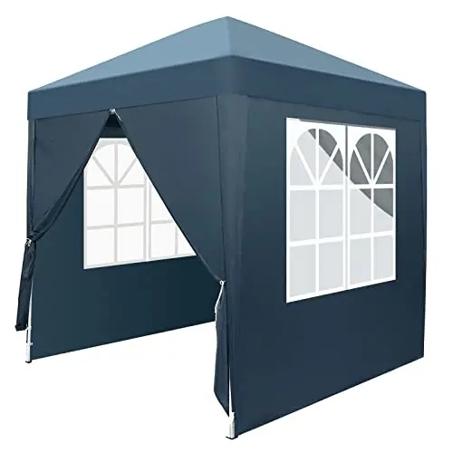 OUTVITA 6.5x6.5ft pop up canopy tent with side walls