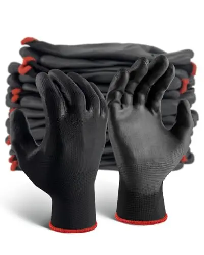FJDZ Ultra-thin Work Gloves demonstrating thin profile and grip