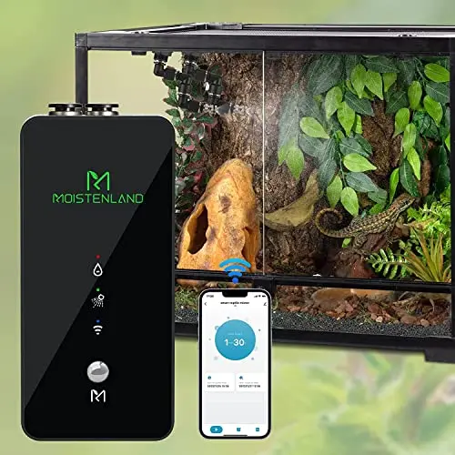 Moistenland WiFi enabled reptile mister with smartphone control