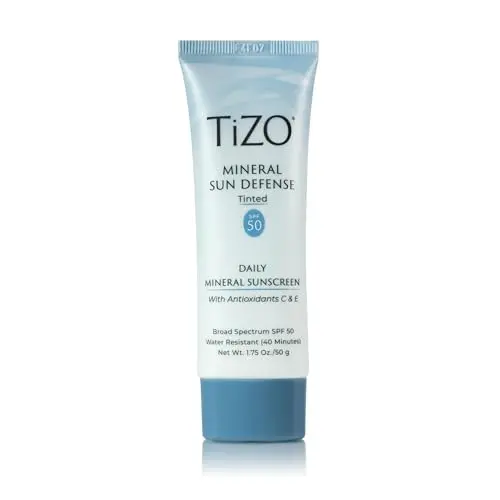 TiZO Mineral Sun Defense Tinted SPF 50 tube