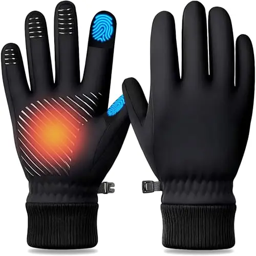 FEWTUR thermal gloves with touchscreen fingers