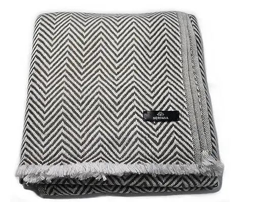 Handwoven wool shawl from Nepal