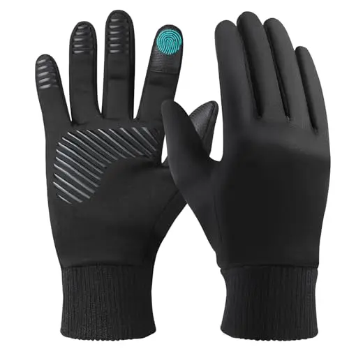 LOUXPERT water-resistant winter gloves with flexible stretch fit