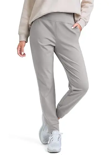 Unbranded women's fleece lined jogger pants for cold weather hiking