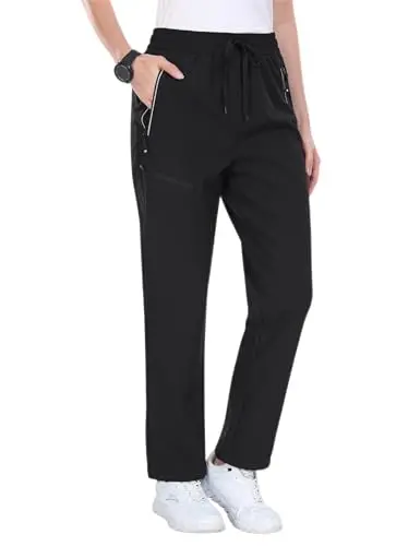 MoFiz women's waterproof insulated snow pants for winter hiking