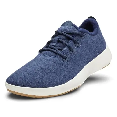 Allbirds Wool Runner Mizzle waterproof sneakers in hazy indigo color