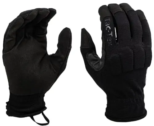 HWI Gear Tac-Tex gloves with knuckle protection and touchscreen fingers