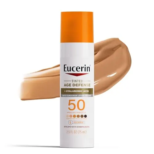 Eucerin Sun Tinted Age Defense Face Sunscreen SPF 50 product image