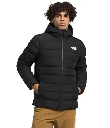 The North Face men's hooded insulated jacket with recycled materials
