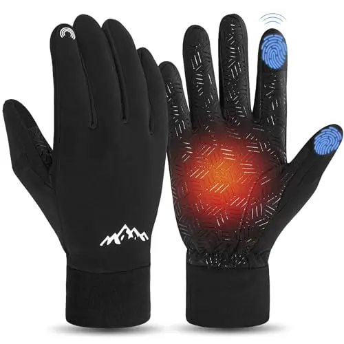 Pixel Panda winter gloves with thin design for touchscreen use