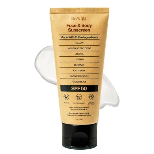 Sky and Sol Mineral Sunscreen SPF 50 tube