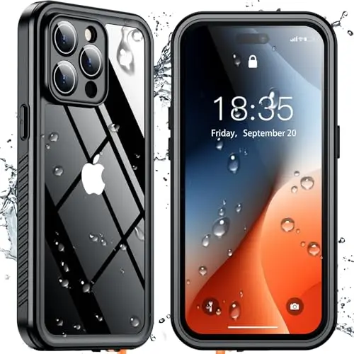 SPIDERCASE waterproof case for iPhone 14 Pro Max with clear sound design