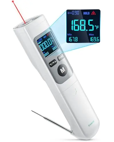 ERICKHILL infrared thermometer with foldable probe