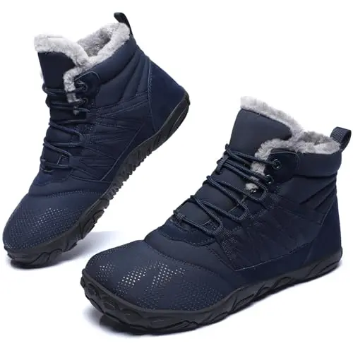 Snow Footwear barefoot winter boots with wide toe box and side zippers