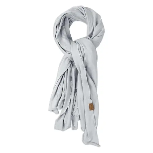 K E L O R women's scarf in warm stone color made from bamboo viscose