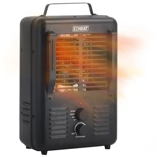 EZ-HEAT milkhouse style portable utility heater