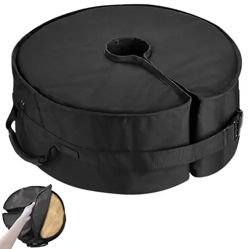 Japard round umbrella base weight sandbag with side slit