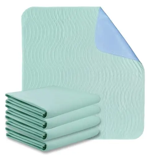 AGOOLIIU absorbent bed pads for incontinence on a bed